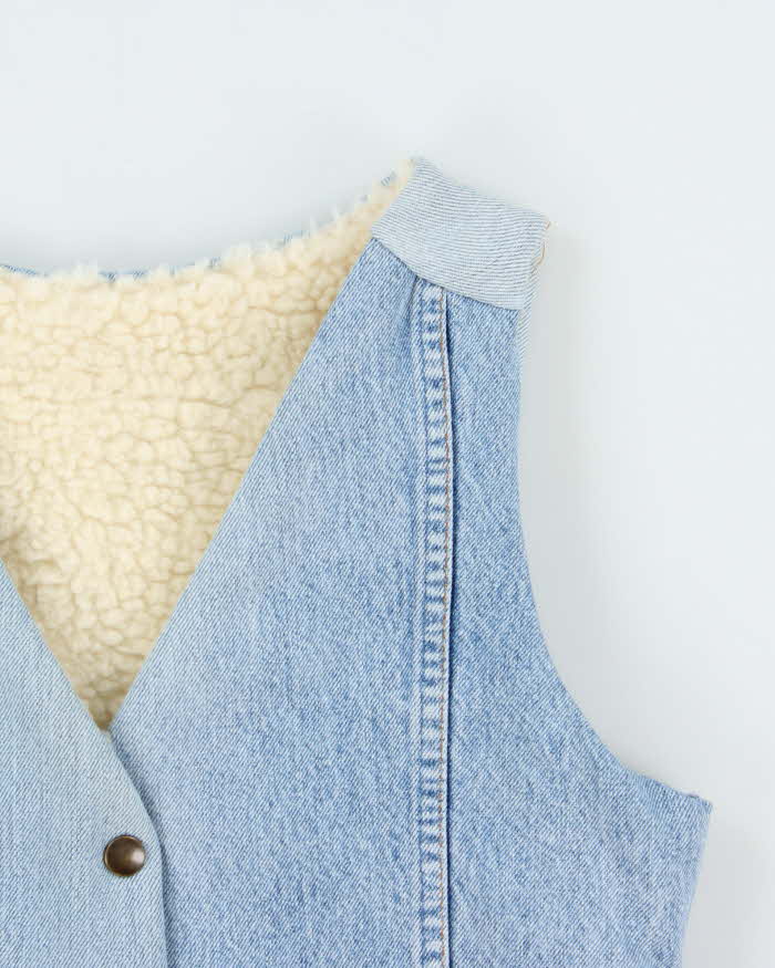 Rokit Originals Denver Denim Waistcoat - M
