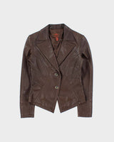 Vintage Y2k 00s Danier Leather Blazer Jacket - XS