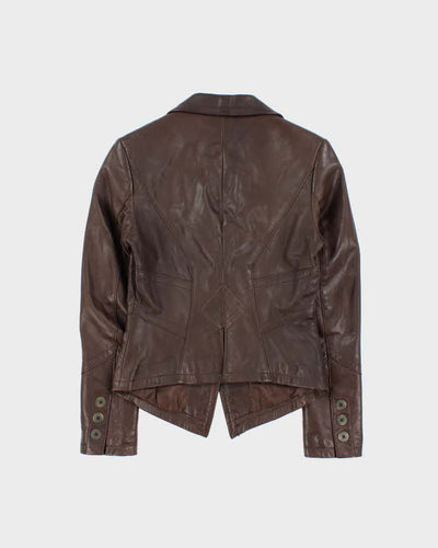 Vintage Y2k 00s Danier Leather Blazer Jacket - XS
