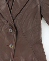 Vintage Y2k 00s Danier Leather Blazer Jacket - XS