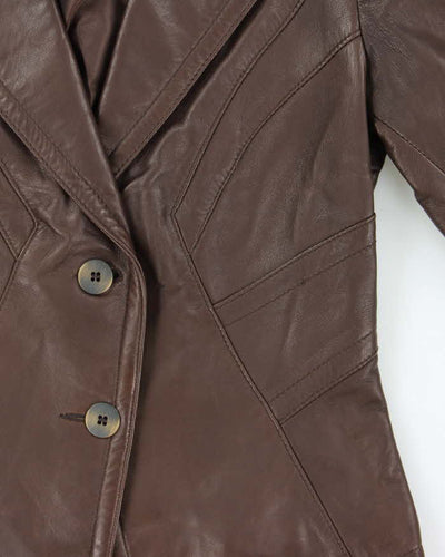 Vintage Y2k 00s Danier Leather Blazer Jacket - XS