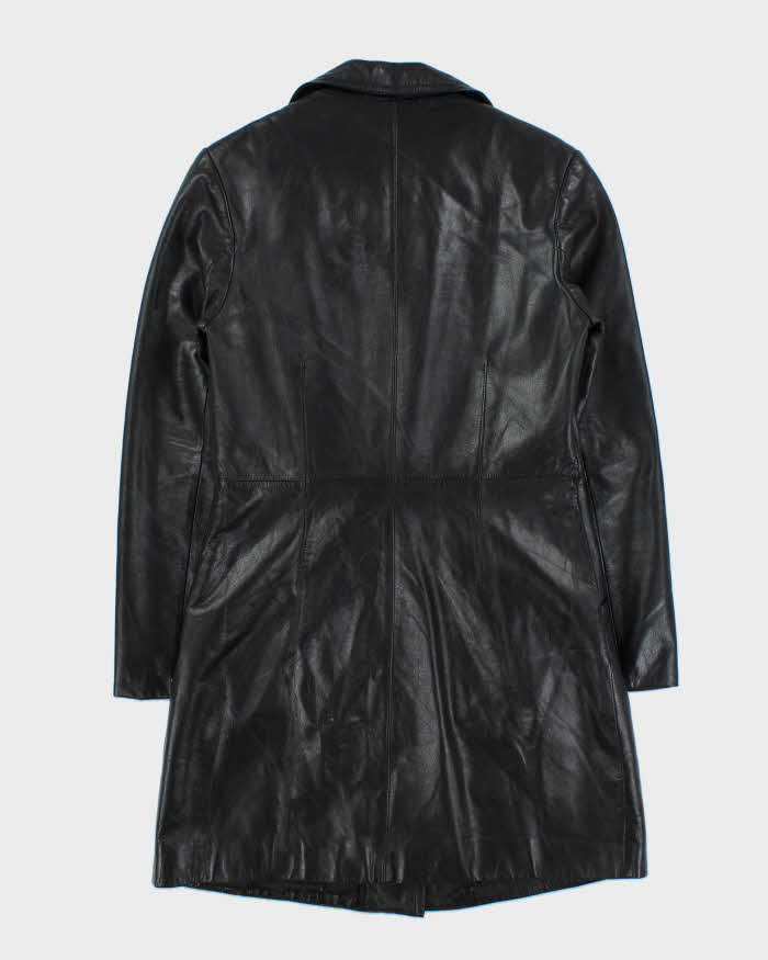 Vintage Danier Long Leather Jacket - XS