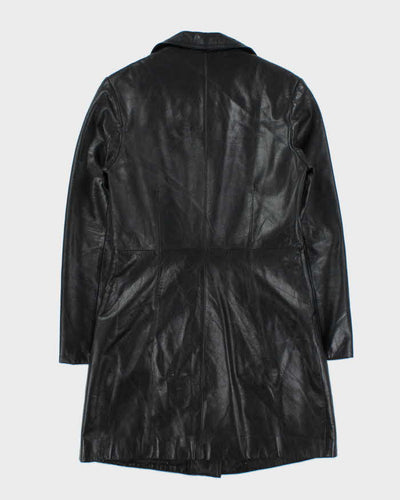 Vintage Danier Long Leather Jacket - XS