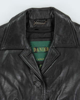Vintage Danier Long Leather Jacket - XS