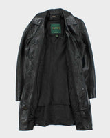 Vintage Danier Long Leather Jacket - XS
