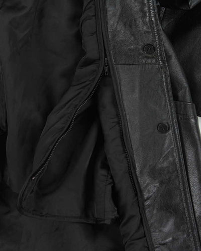Vintage Danier Long Leather Jacket - XS