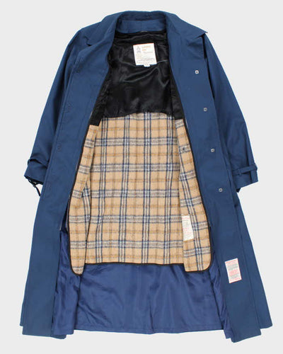 Vintage 1980s London Fog Navy Oversized Insulated Mac - XXL