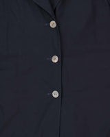 Vintage 1980s Women's Jaeger Wool Navy Oversized Overcoat - L