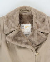 Vintage 1980s Women's London Fog Faux Fur Lined Overcoat - M