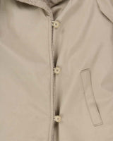 Vintage 1980s Women's London Fog Faux Fur Lined Overcoat - M