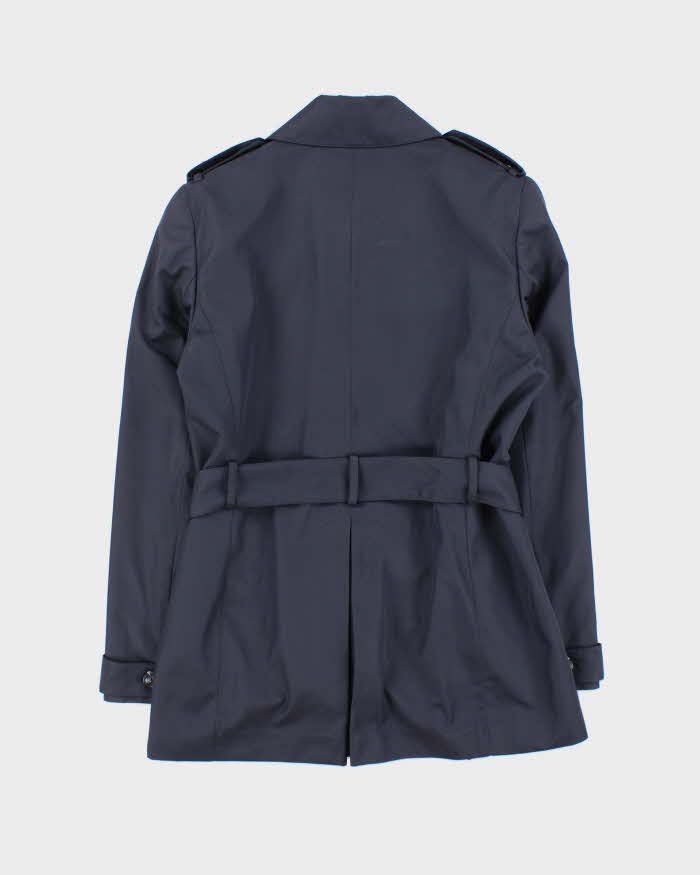 Vintage 00s Brooks Brothers Navy Double Breasted Coat - M