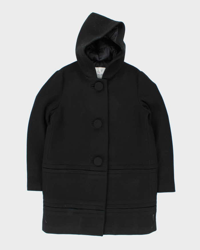 Moncler Premiere Caines Hooded Wool Down Quilted Overcoat - XXL