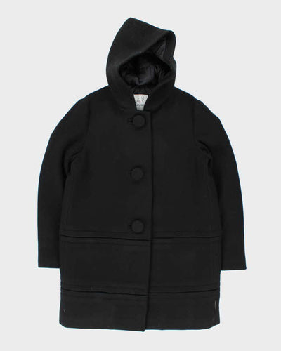 Moncler Premiere Caines Hooded Wool Down Quilted Overcoat - XXL