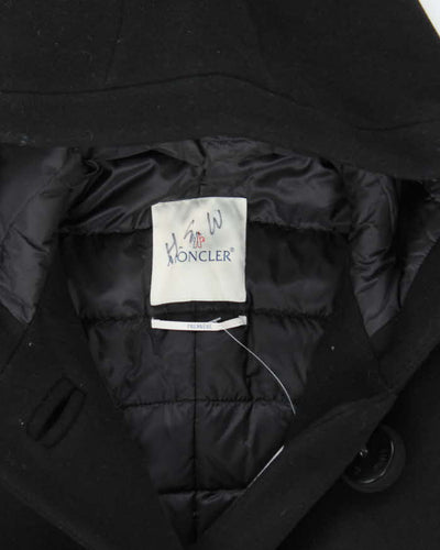 Moncler Premiere Caines Hooded Wool Down Quilted Overcoat - XXL
