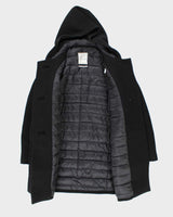 Moncler Premiere Caines Hooded Wool Down Quilted Overcoat - XXL
