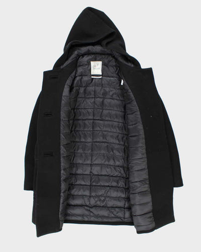 Moncler Premiere Caines Hooded Wool Down Quilted Overcoat - XXL