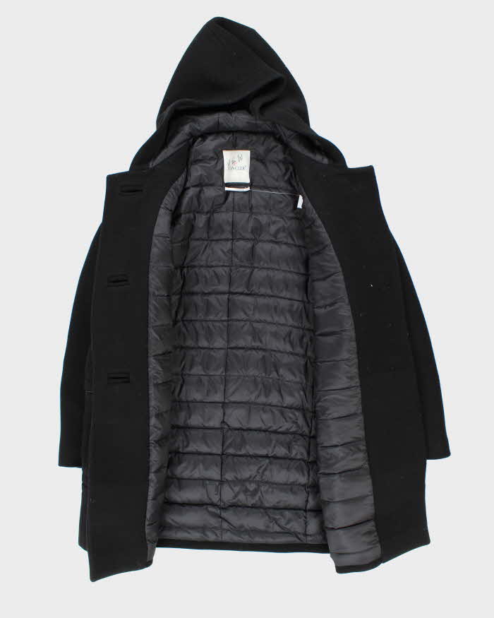 Moncler Premiere Caines Hooded Wool Down Quilted Overcoat - XXL