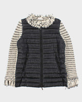 Vintage 00s Women's Moncler Maglione Tricot Cardigan Puffer Jacket - L