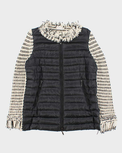Vintage 00s Women's Moncler Maglione Tricot Cardigan Puffer Jacket - L
