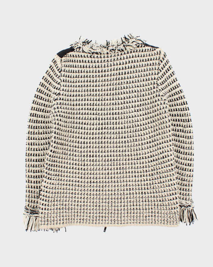 Vintage 00s Women's Moncler Maglione Tricot Cardigan Puffer Jacket - L