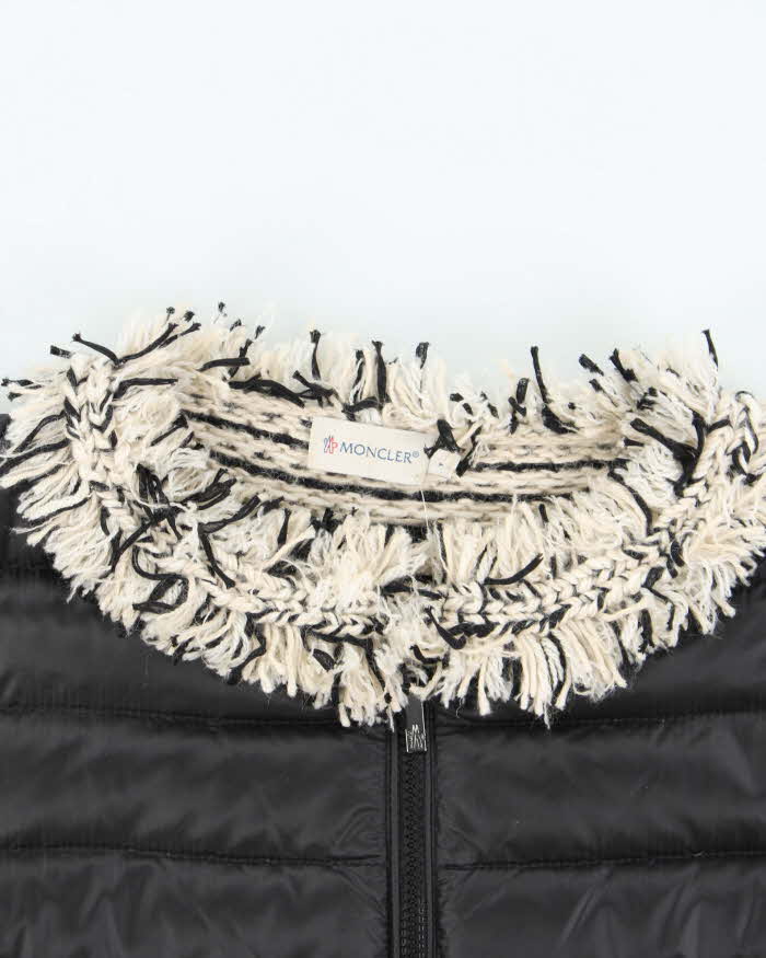Vintage 00s Women's Moncler Maglione Tricot Cardigan Puffer Jacket - L