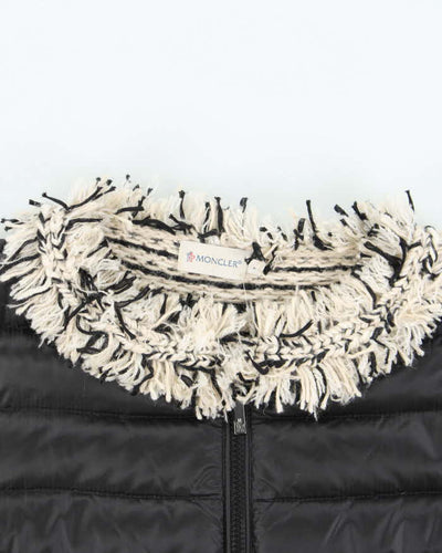 Vintage 00s Women's Moncler Maglione Tricot Cardigan Puffer Jacket - L
