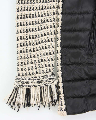 Vintage 00s Women's Moncler Maglione Tricot Cardigan Puffer Jacket - L
