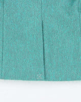 Dries Van Noten Women's Turquoise Mohair Blazer Jacket - L