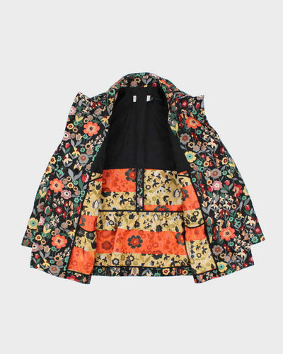 Vintage 00s Women's 
Valentino Red Floral Double Breasted Jacket - L