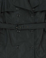 Vintage Women's Y2K 00s Dolce &amp; Gabbana Double Breasted Short Trench Coat - XL