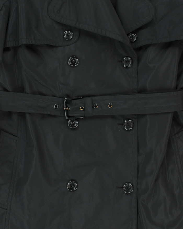 Vintage Women's Y2K 00s Dolce &amp; Gabbana Double Breasted Short Trench Coat - XL