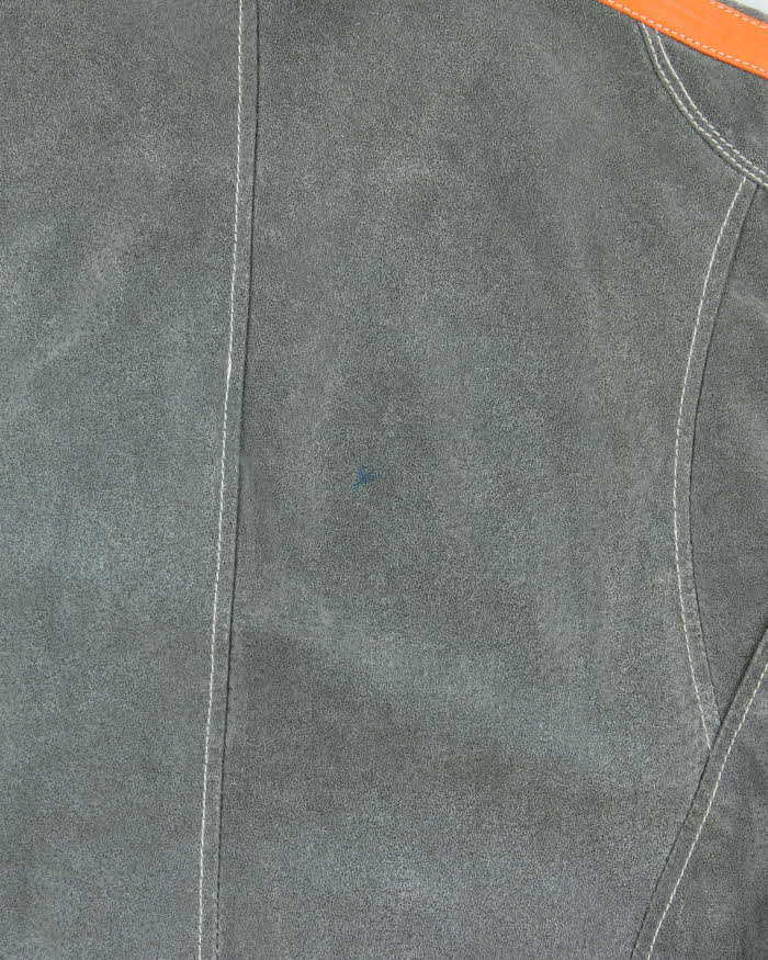 Vintage Y2K 00s Danier Leather Cafe Racer Biker Jacket - XS