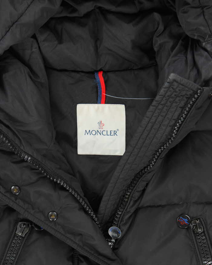 Vintage 00s Moncler Fragon Down Filled Hooded Long Puffer Jacket - S