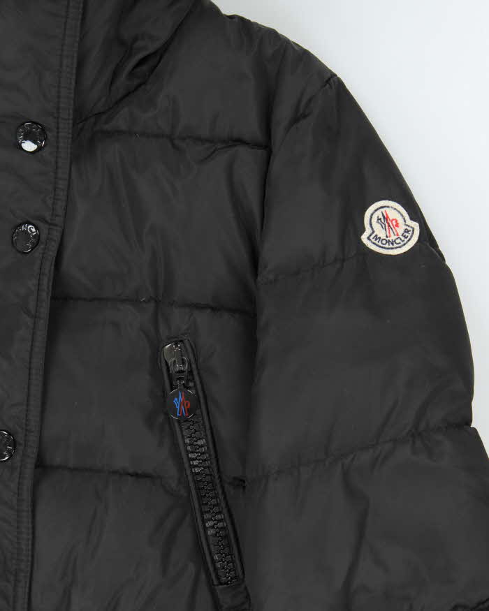 Vintage 00s Moncler Fragon Down Filled Hooded Long Puffer Jacket - S