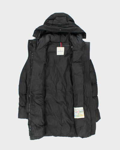 Vintage 00s Moncler Fragon Down Filled Hooded Long Puffer Jacket - S
