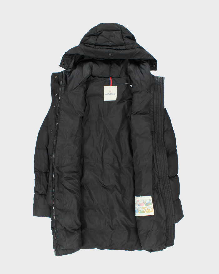 Vintage 00s Moncler Fragon Down Filled Hooded Long Puffer Jacket - S