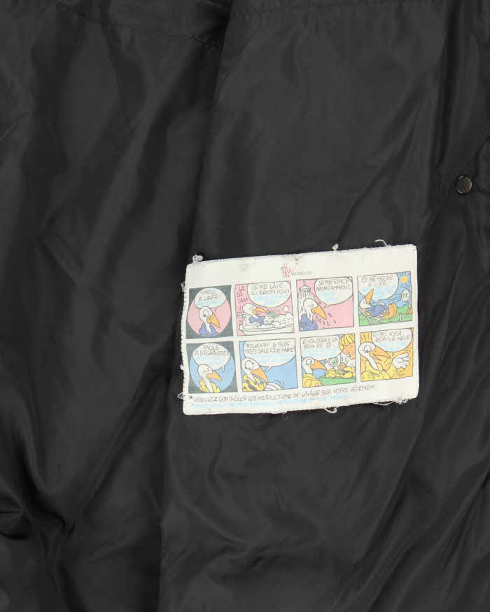 Vintage 00s Moncler Fragon Down Filled Hooded Long Puffer Jacket - S