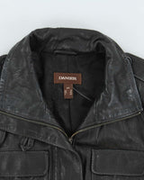 Vintage Y2K 00s Women's Danier Contrast Stitch Leather Jacket - S