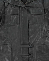 Vintage Y2K 00s Women's Danier Contrast Stitch Leather Jacket - S