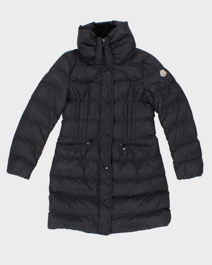 Vintage 00s Moncler Vos Navy Blue Down Filled Long Puffer Jacket - L