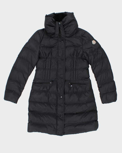 Vintage 00s Moncler Vos Navy Blue Down Filled Long Puffer Jacket - L