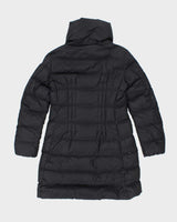 Vintage 00s Moncler Vos Navy Blue Down Filled Long Puffer Jacket - L