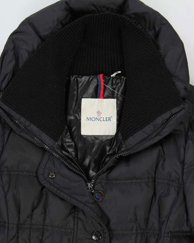 Vintage 00s Moncler Vos Navy Blue Down Filled Long Puffer Jacket - L