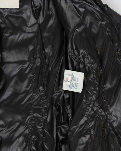 Vintage 00s Moncler Vos Navy Blue Down Filled Long Puffer Jacket - L