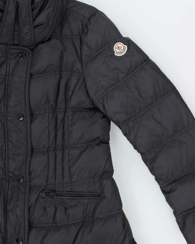 Vintage 00s Moncler Vos Navy Blue Down Filled Long Puffer Jacket - L