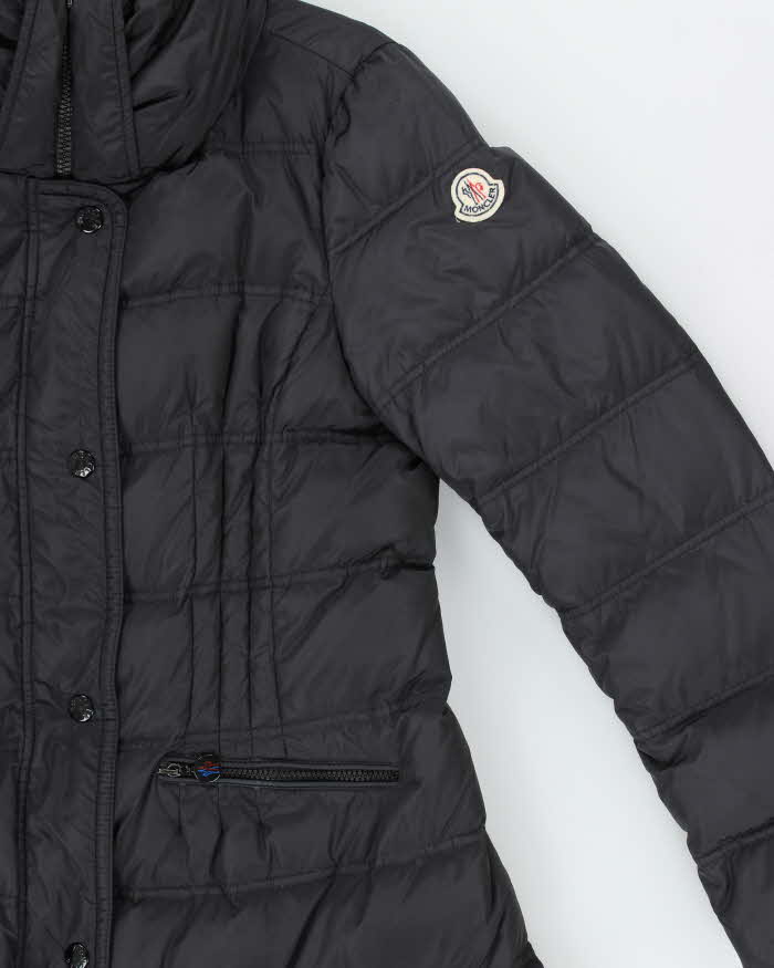 Vintage 00s Moncler Vos Navy Blue Down Filled Long Puffer Jacket - L