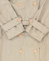 Vintage 1980s Women's Beige London Fog Insulated Trench Coat - XL