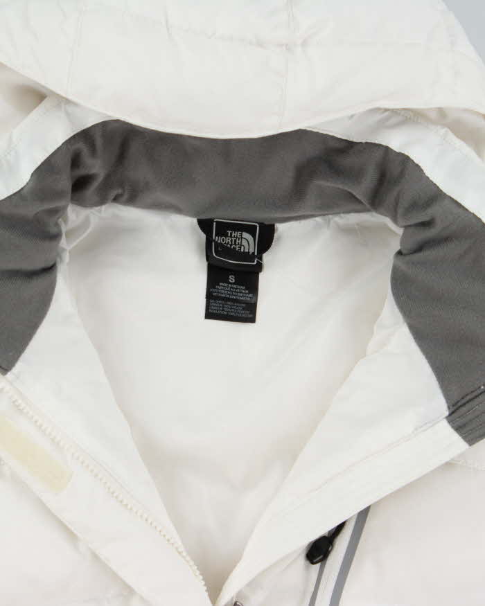 Vintage 2000s Women's White The North Face Summit 900 Hooded Goose Down Puffer Jacket - S