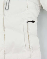Vintage 2000s Women's White The North Face Summit 900 Hooded Goose Down Puffer Jacket - S