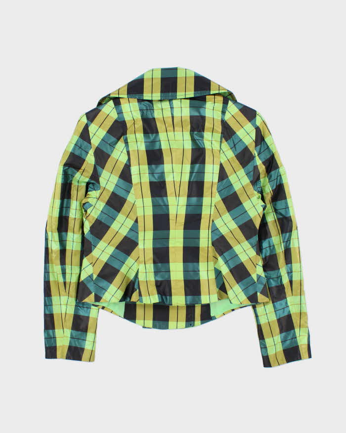 Vintage H&amp;L Iridescent Check Lightweight Jacket - S